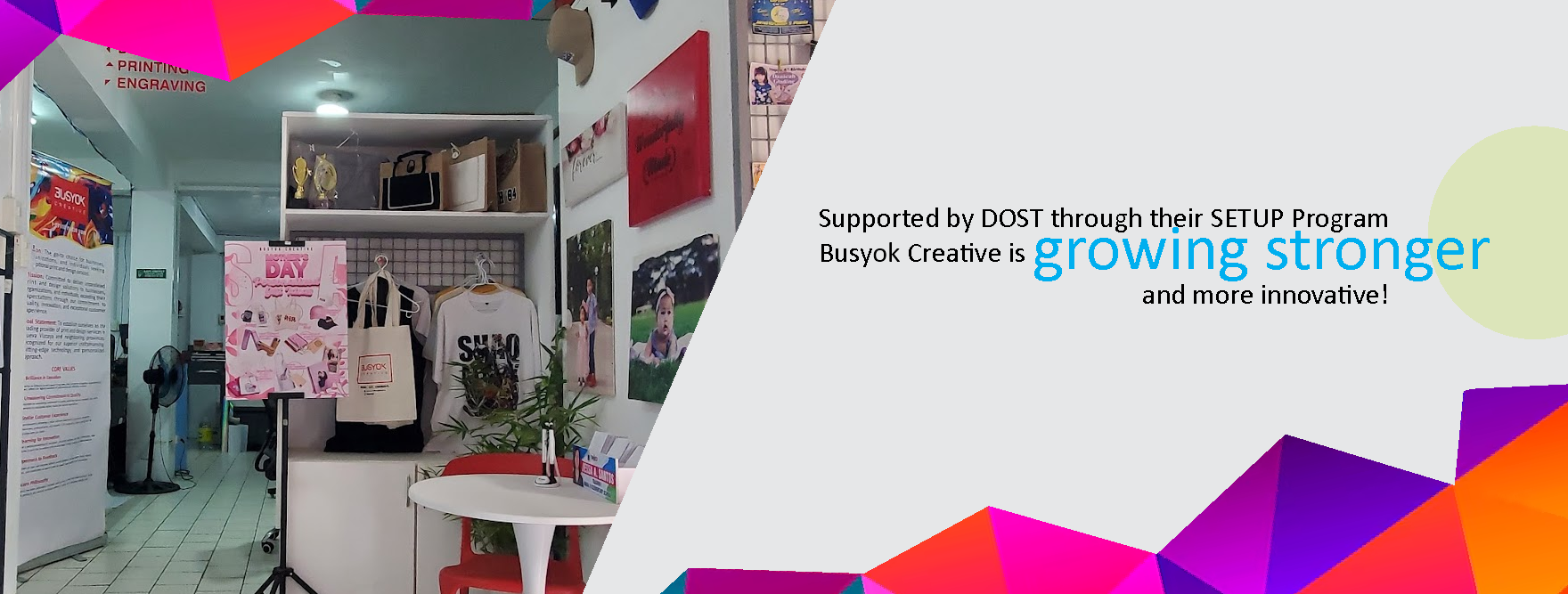 busyok creative is supported by DOST